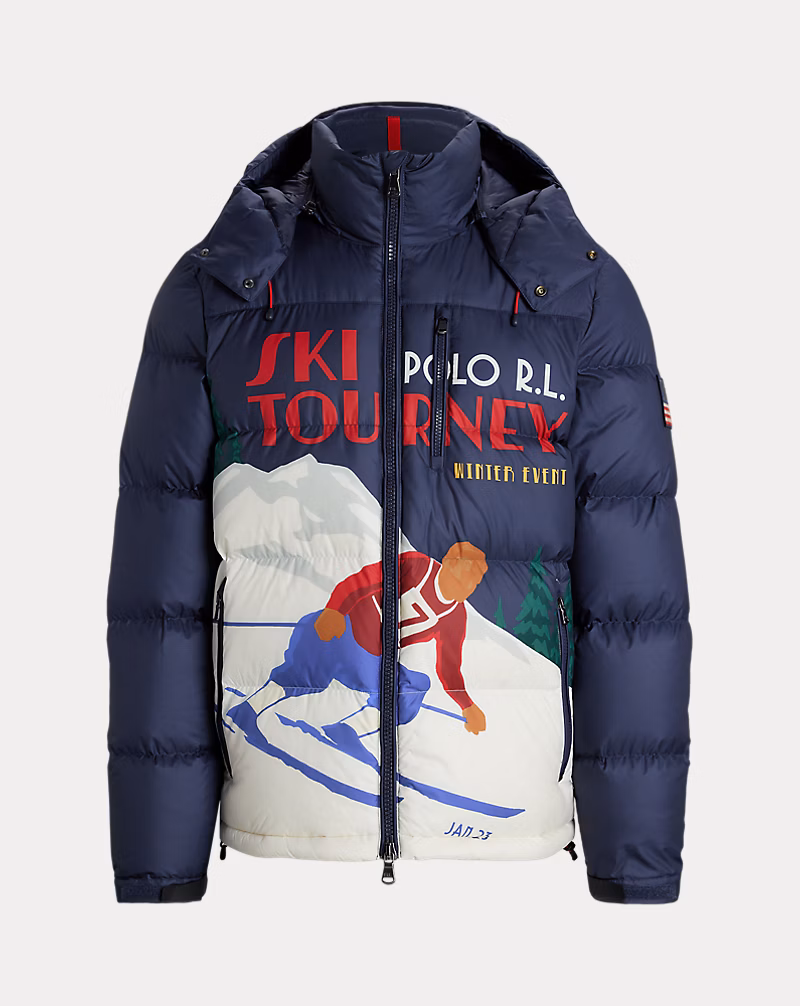 The Gorham Skier-Print Down Jacket