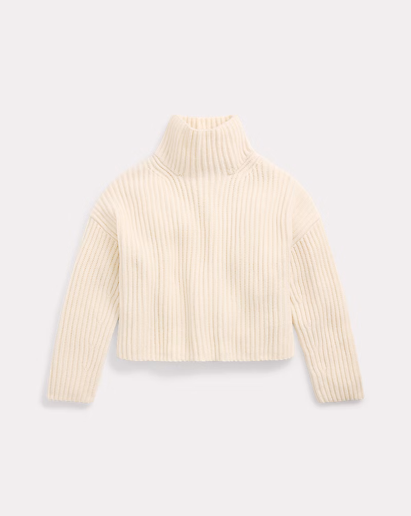 Ribbed Wool-Cashmere Sweater