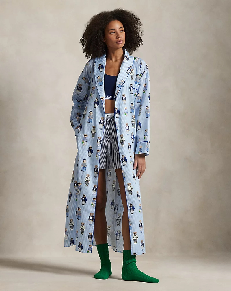 Polo Bear Cotton Robe