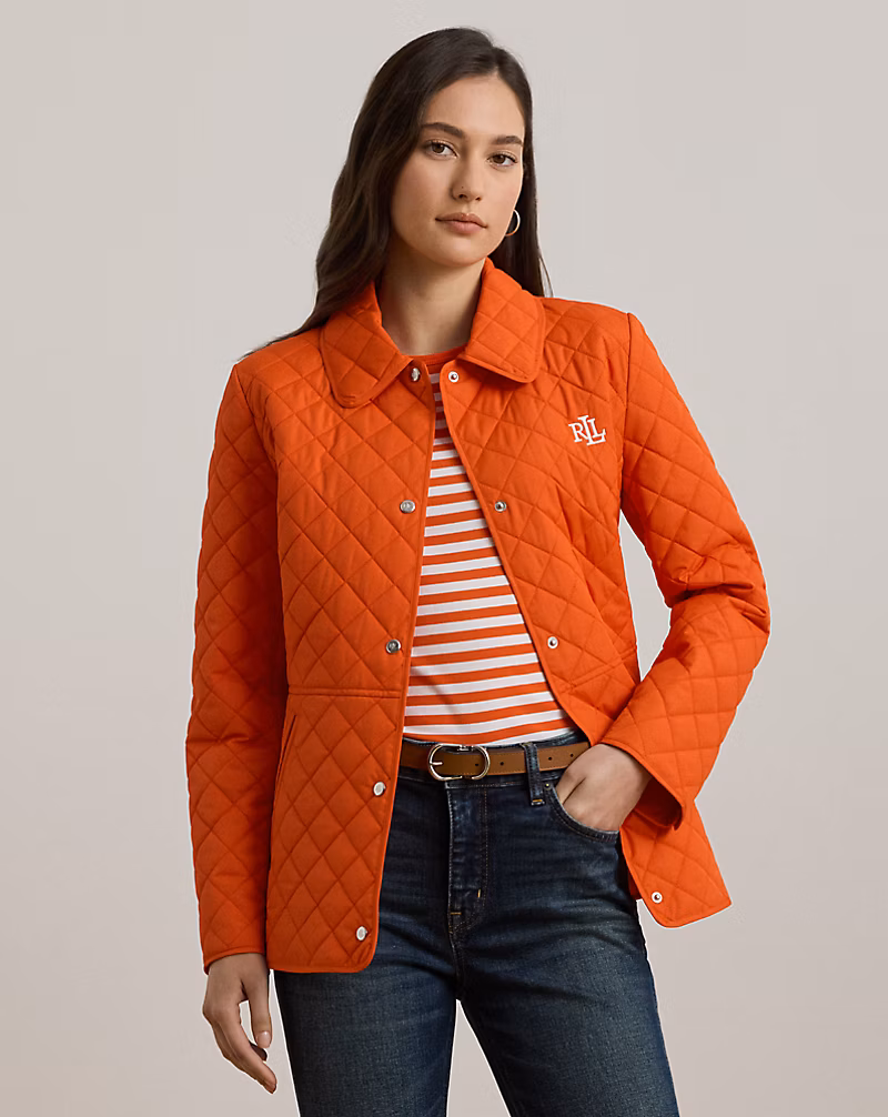 Diamond-Quilted Jacket