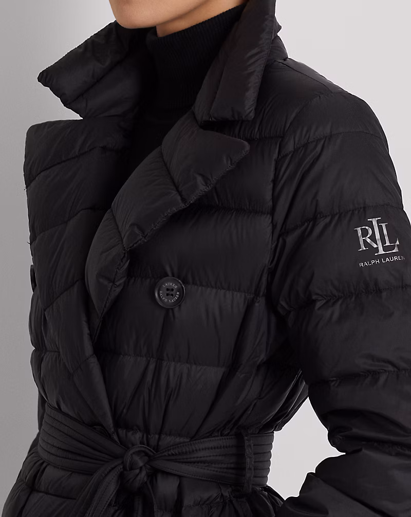 Belted Down Trench Coat