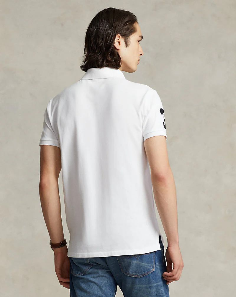 Custom Slim Fit Mesh Polo