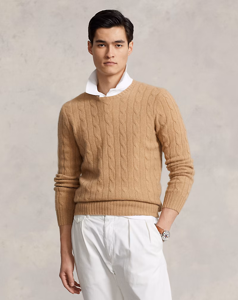 The Iconic Cable-Knit Cashmere Sweater