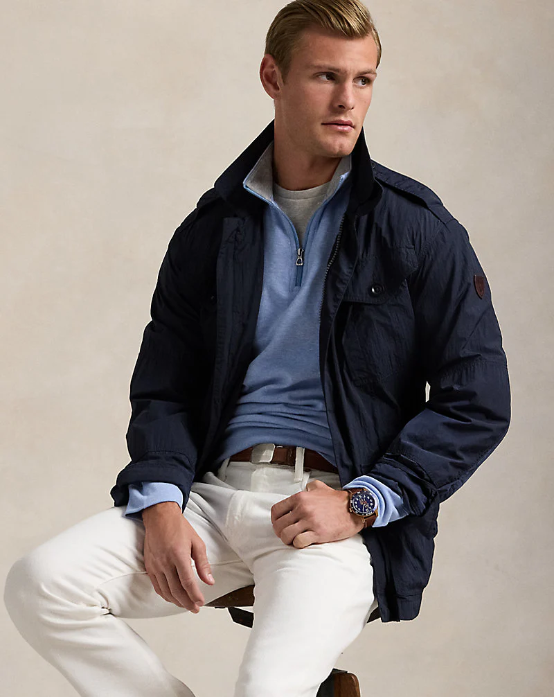 Luxury Jersey Quarter-Zip Pullover