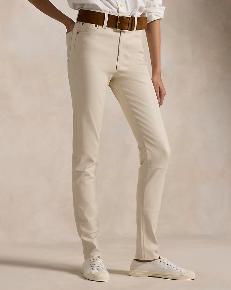 Lambskin 5-Pocket Super-Slim Pant