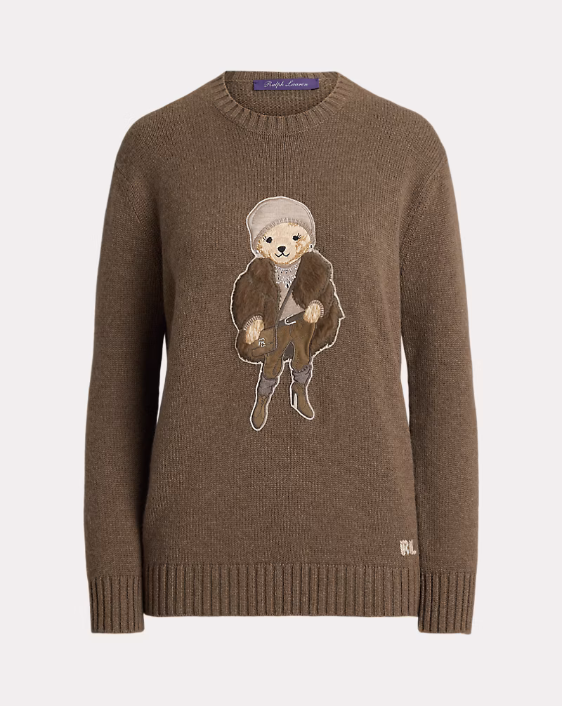 Winter Polo Bear Cashmere Sweater