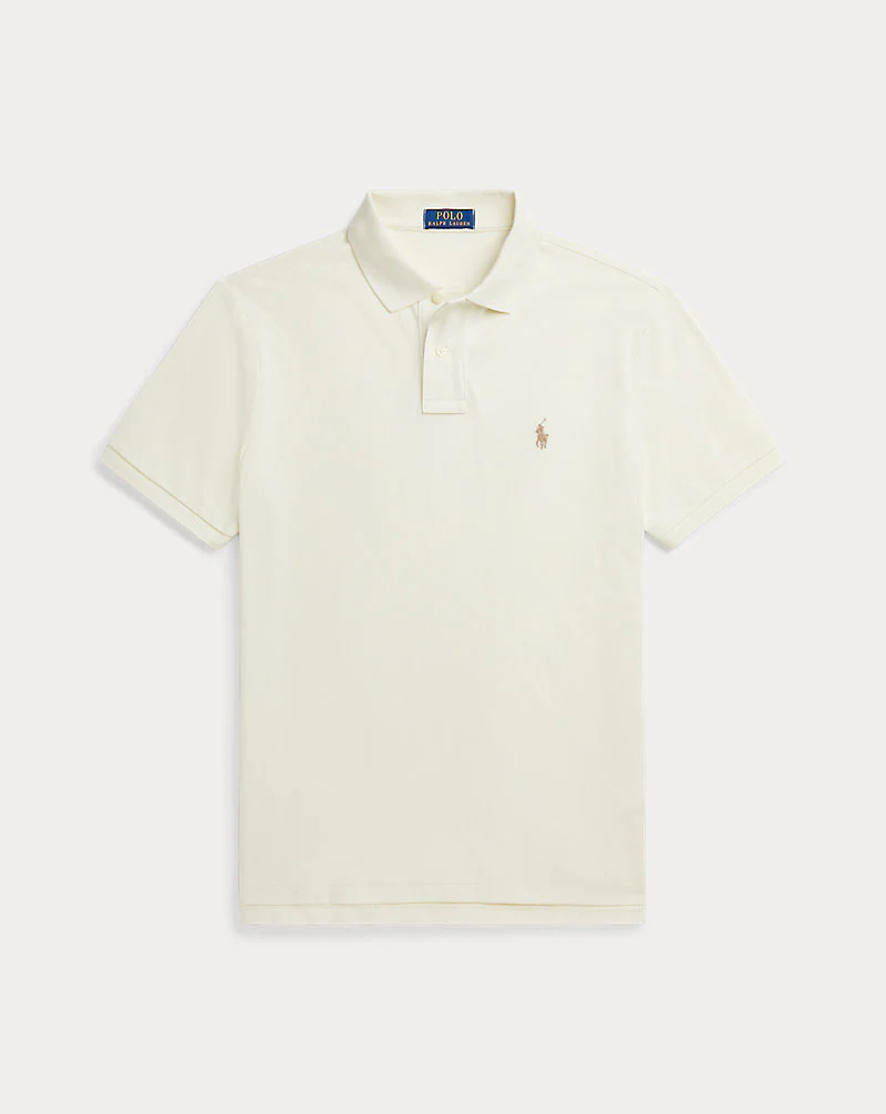 Custom Slim Fit Mesh Polo Shirt