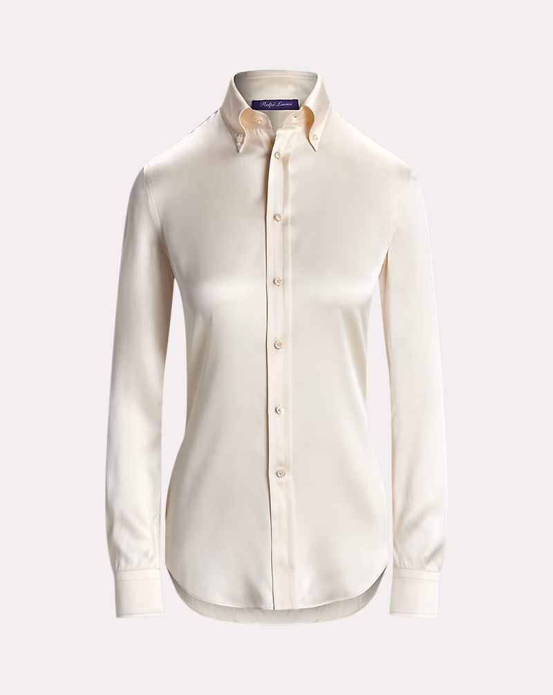 Cameron Straight Fit Silk Shirt