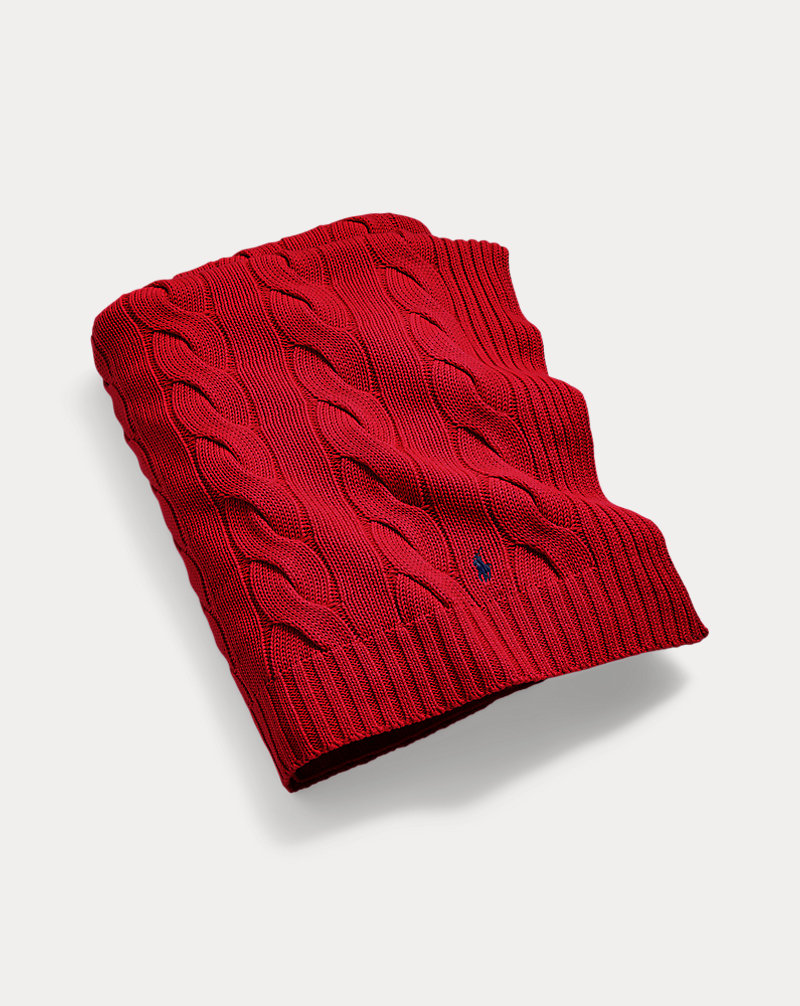Hanley Cable-Knit Throw Blanket