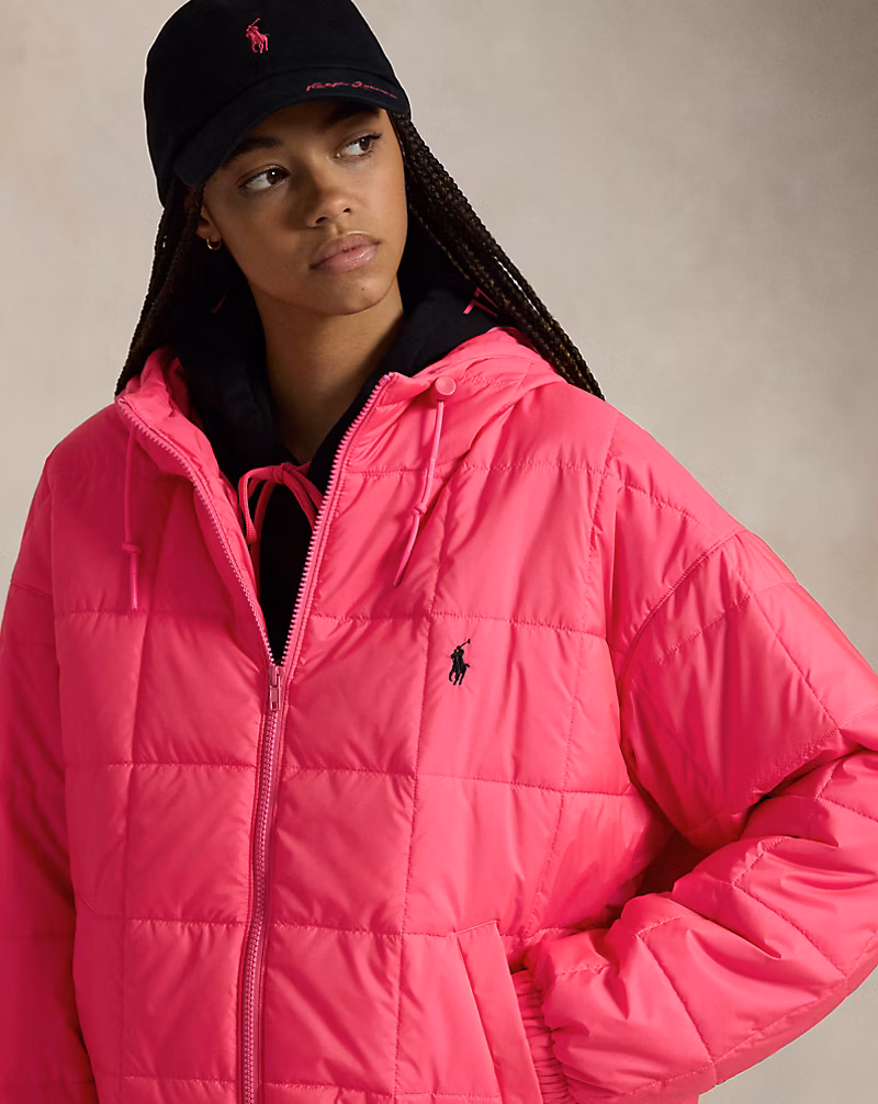Pink Pony Insulated Hooded Jacket