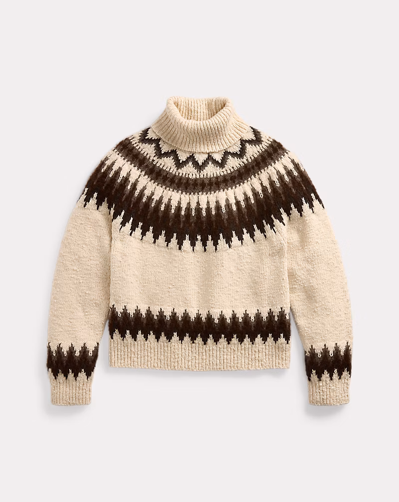 Fair Isle Wool-Blend Turtleneck
