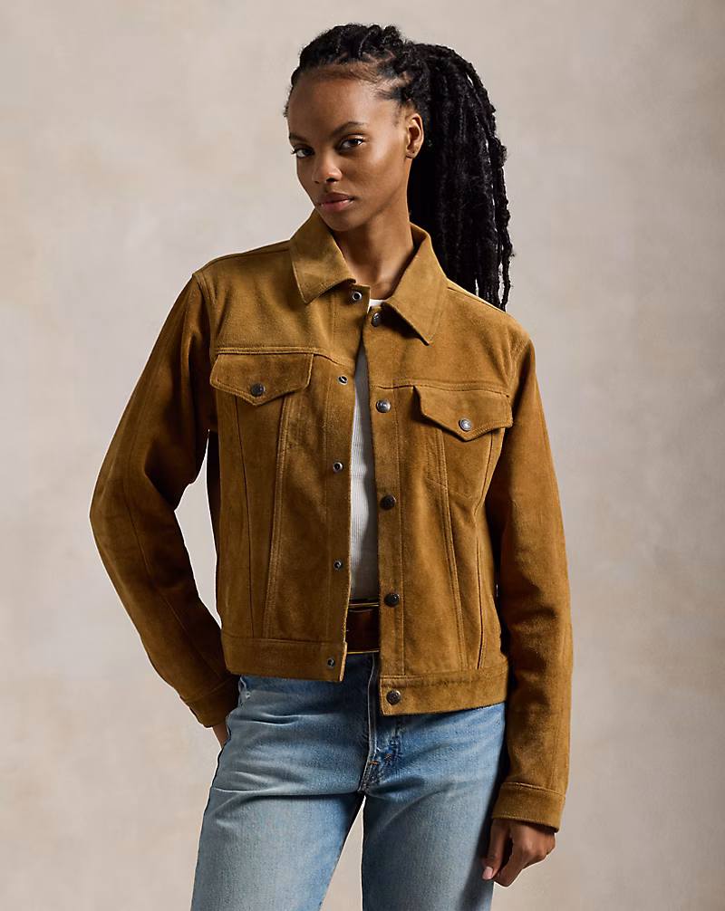 Suede Trucker Jacket