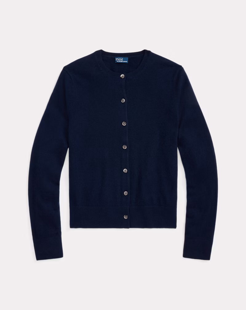 Ralph Lauren Cashmere Crewneck Cardigan