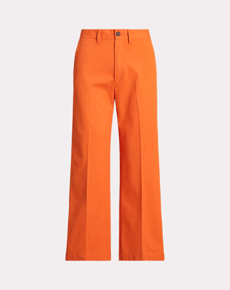 Chino Wide-Leg Pant