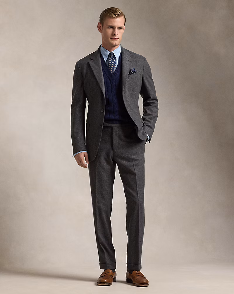 Wool Flannel Trouser