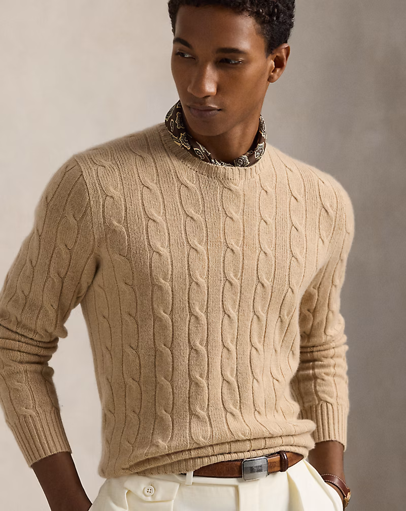 The Iconic Cable-Knit Cashmere Sweater