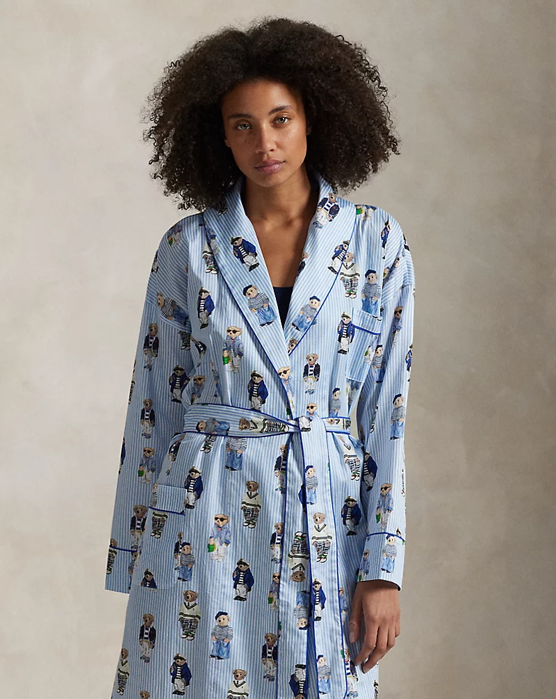 Polo Bear Cotton Robe