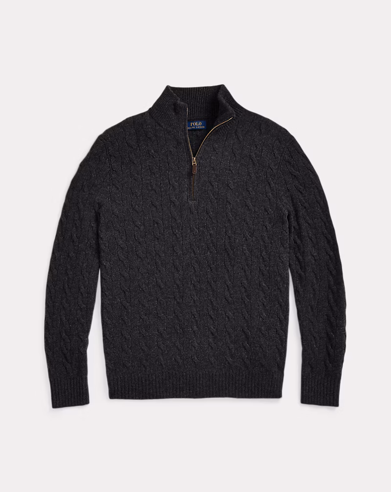 Cable-Knit Wool-Cashmere Sweater