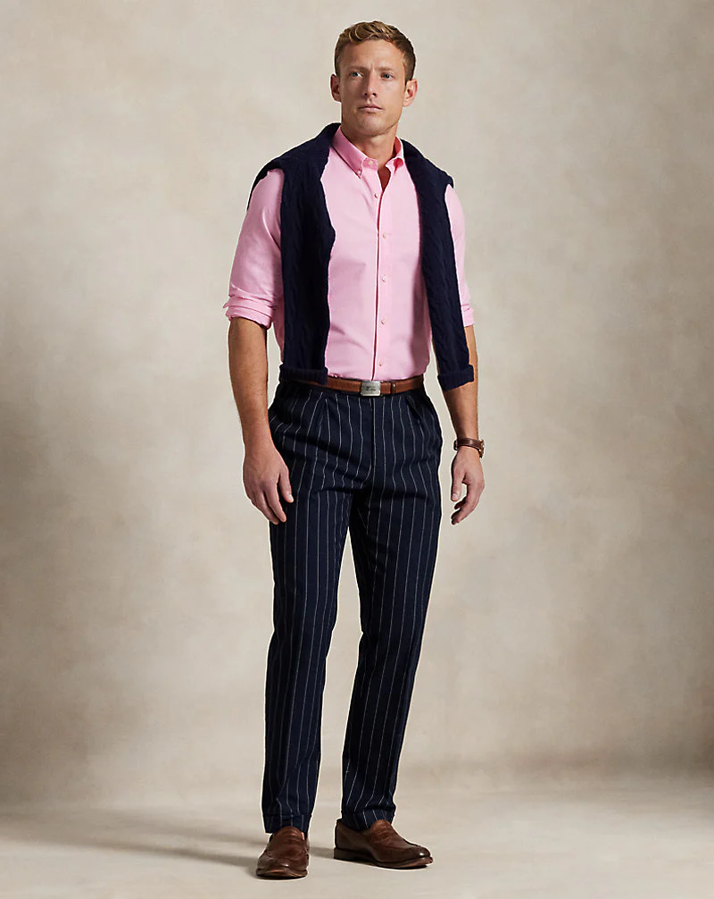 Custom Fit Stretch Poplin Shirt