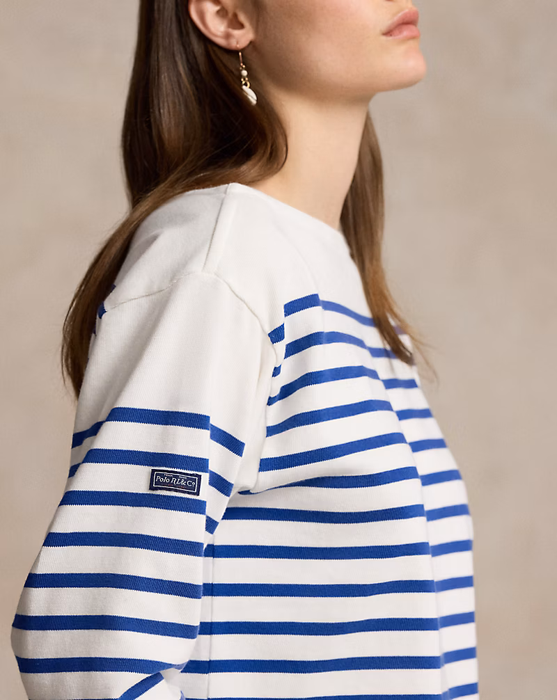 Striped Boatneck Mariner Tee