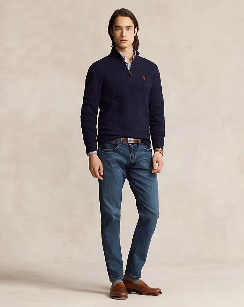 Cable-Knit Wool-Cashmere Sweater