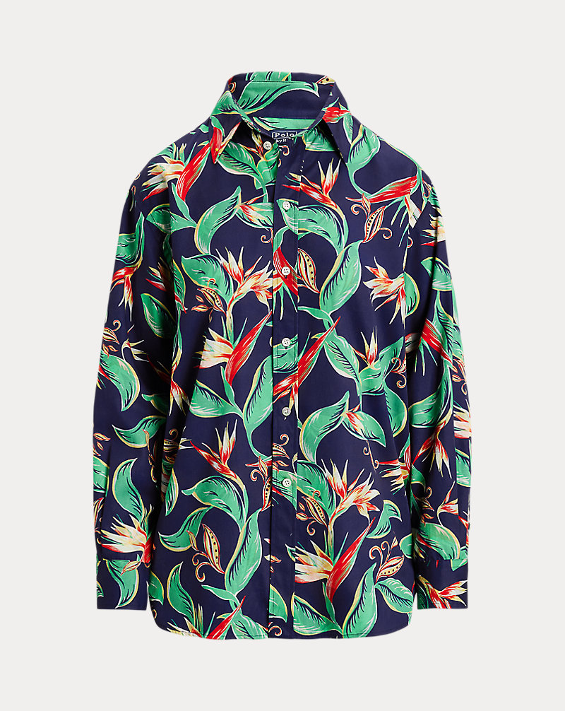 Oversize Fit Floral Shirt