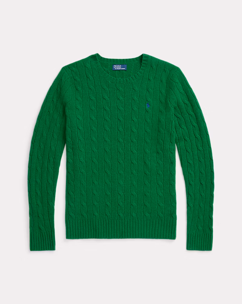 Cable-Knit Wool-Cashmere Sweater