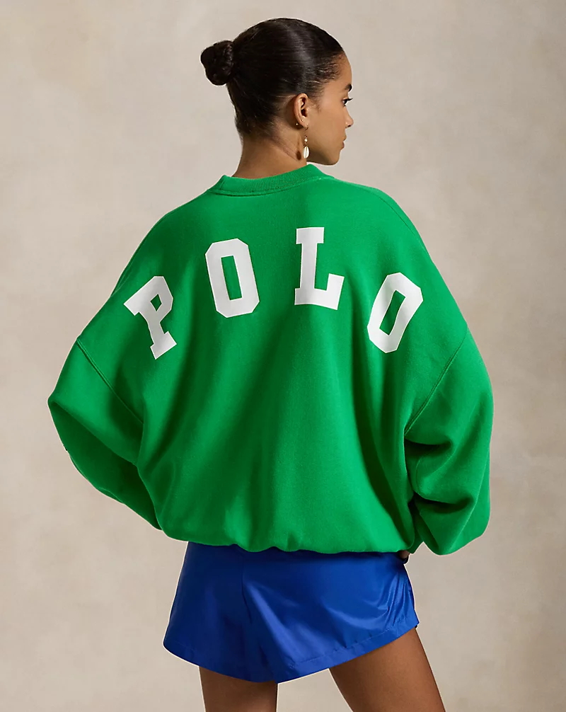 Oversize Logo Fleece Crewneck
