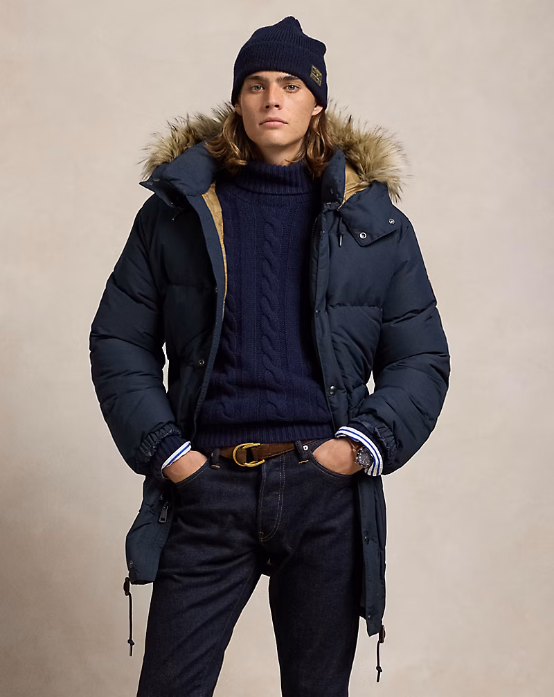 The Wainwright Faux-Fur Down Coat