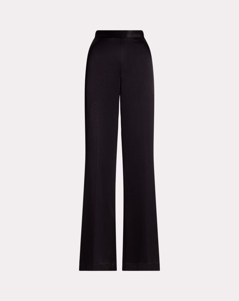 Satin Wide-Leg Pant