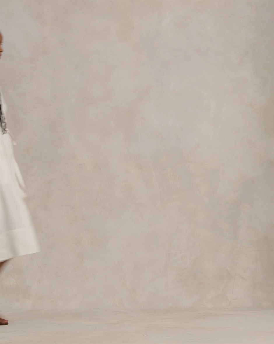 Hemp Short-Sleeve Wrap Dress