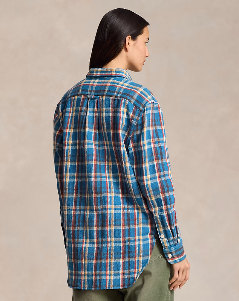 Plaid Cotton Twill Workshirt