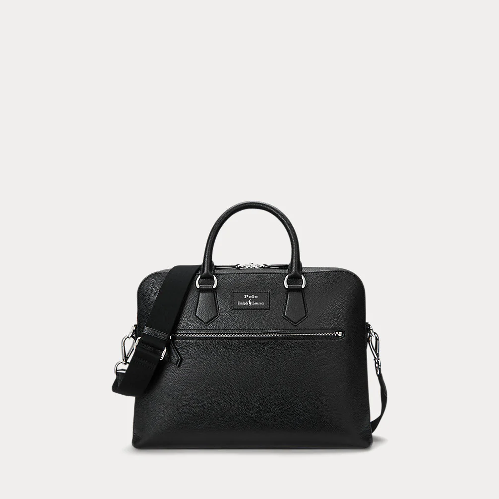 Pebbled Leather Commuter Bag