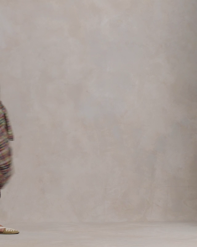 Plaid Cotton Faux-Wrap Shirtdress