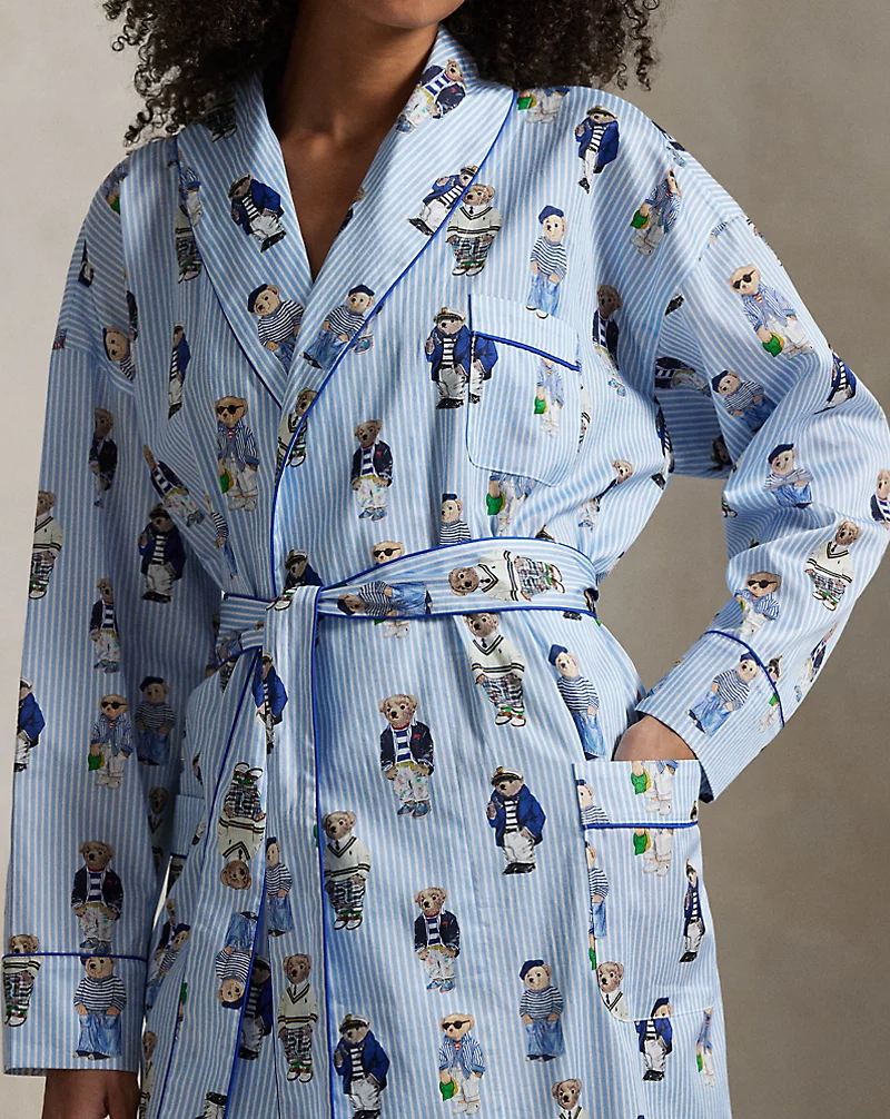 Polo Bear Cotton Robe
