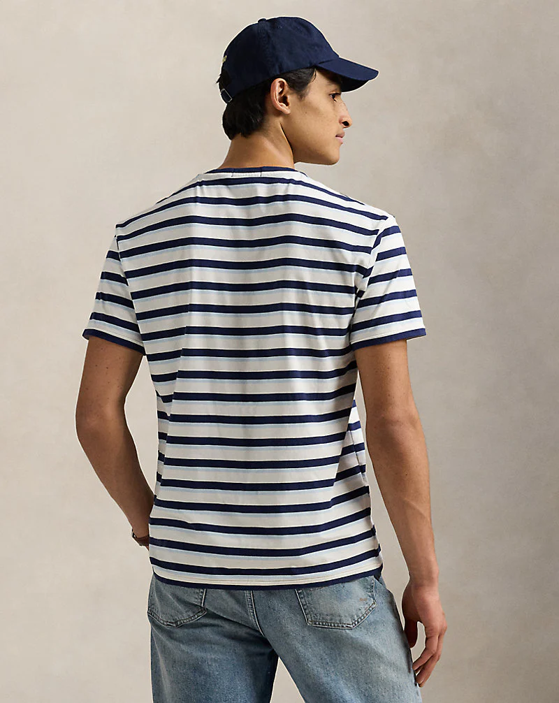 Classic Fit Striped Jersey T-Shirt
