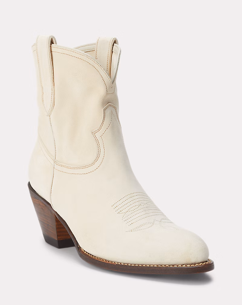 Calfskin Suede Western Boot