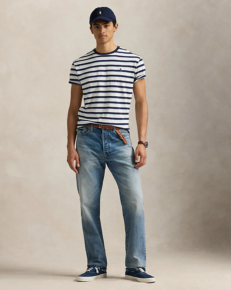 Classic Fit Striped Jersey T-Shirt