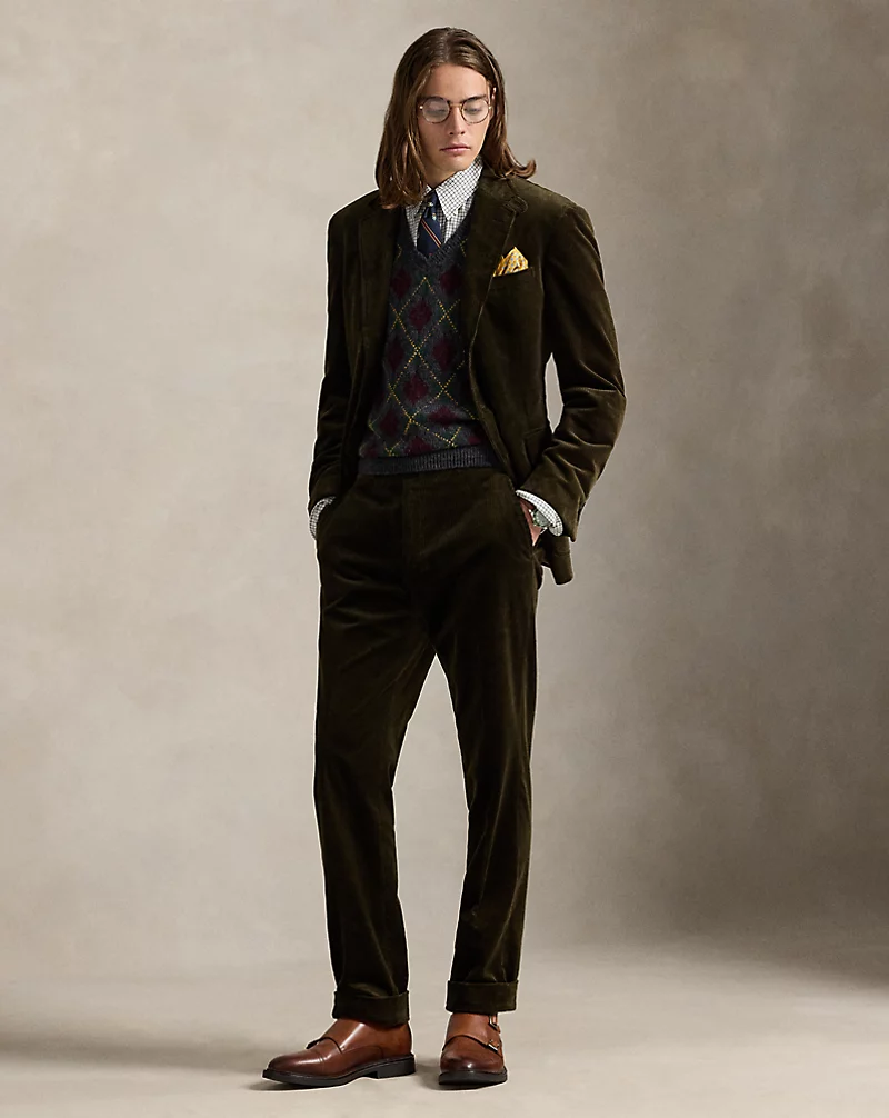 Argyle Wool-Cashmere Sweater Vest