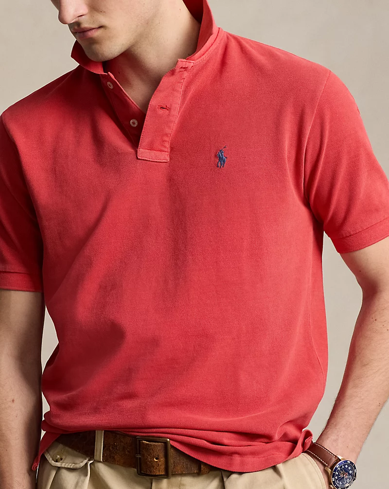 Original Fit Mesh Polo Shirt