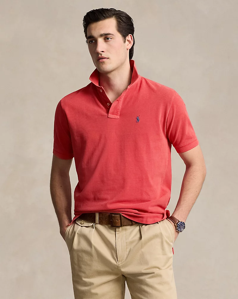 Original Fit Mesh Polo Shirt