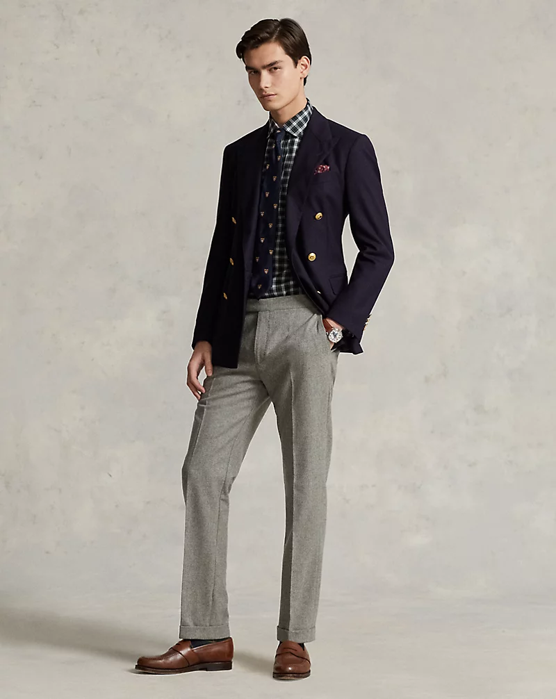 Wool Flannel Trouser