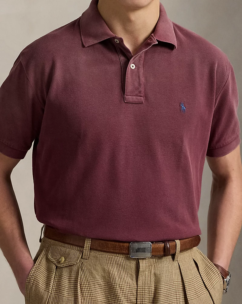 Original Fit Mesh Polo Shirt