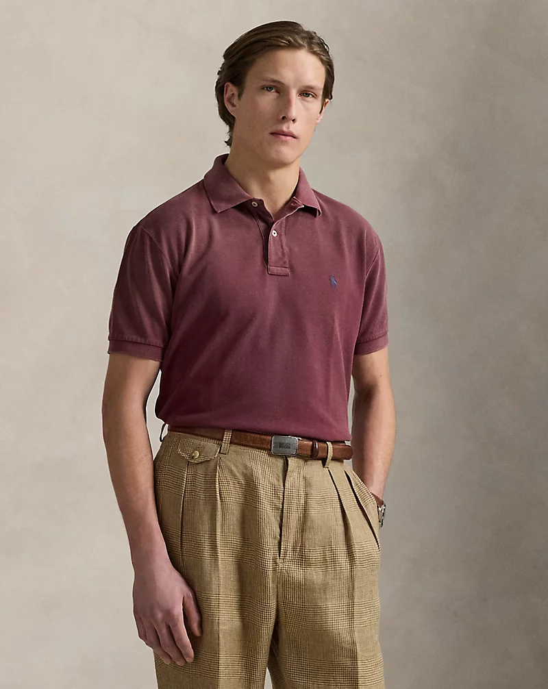 Original Fit Mesh Polo Shirt