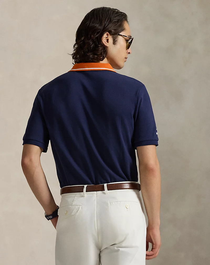 US Open Classic Fit Mesh Polo Shirt