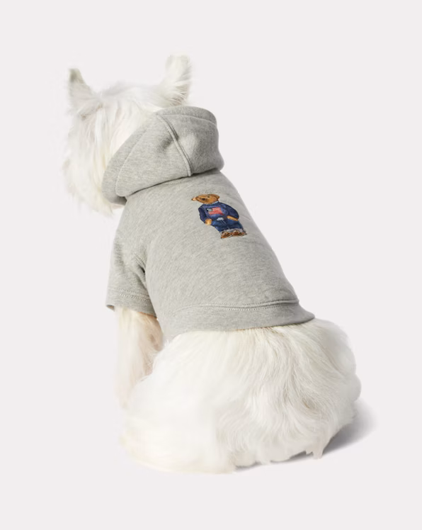 Polo Bear Fleece Dog Hoodie