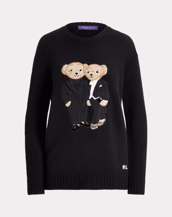 Tuxedo Polo Bears Cashmere Jumper