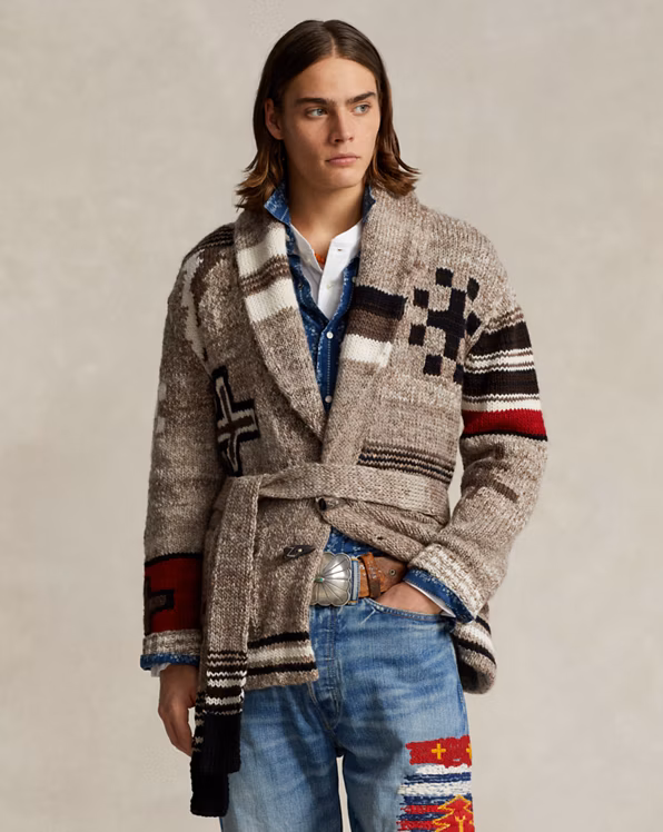 PRL x Naiomi Glasses Wrap Cardigan