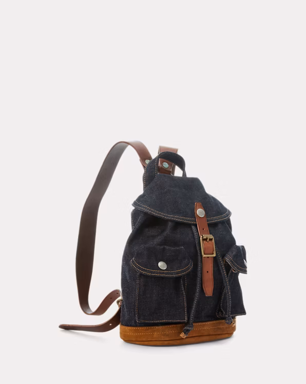 Mini Denim Rucksack