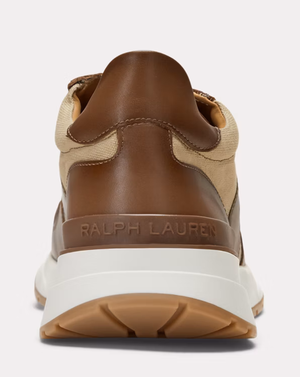 Ethan Calfskin-Canvas Trainer